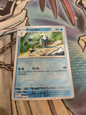 Frogadier 057/197 Reverse Holo Pokemon Card like new, Obsidian Flames