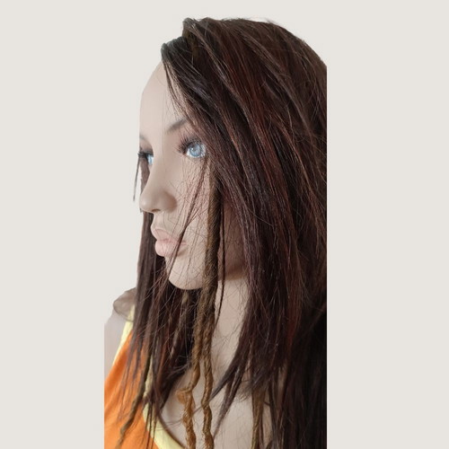 Female wig for window mannequin used