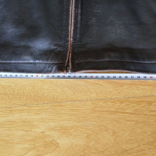 V.K. Vasiliadis leather jacket size M like new, brown