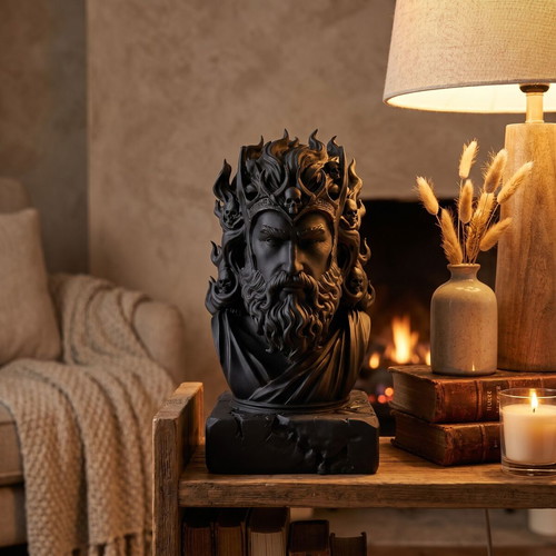 Hades decorative sculpture new, 12cm by 22cm height