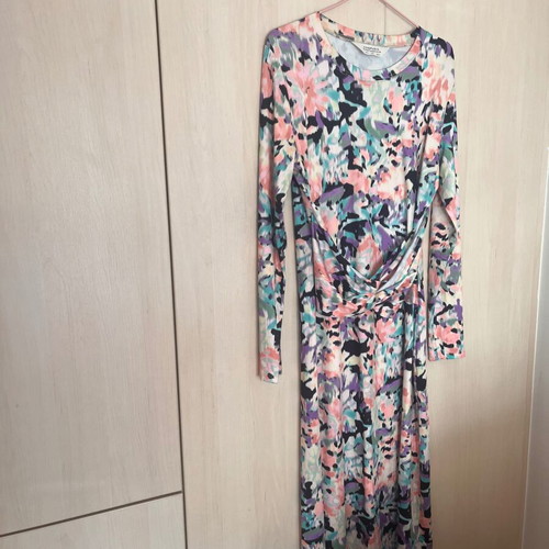 Compania Fantastica midi dress, colorful, size large, unworn