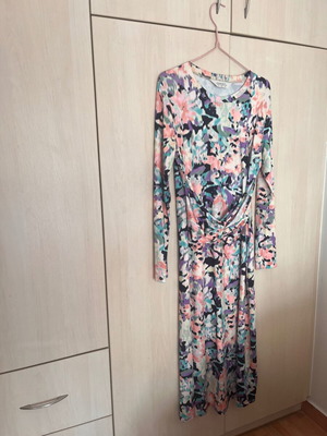 Compania Fantastica midi dress, colorful, size large, unworn