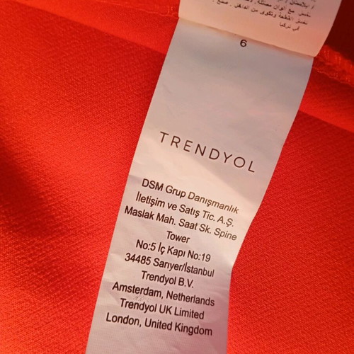 Trendyol Long Dress M Red Like New With Ruffle