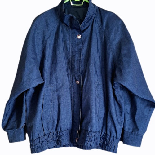 Via Veneto Harrington Jacket vintage 90s blue, like new