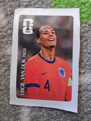 Coca-Cola World Cup 2026 Virgil Van Dijk sticker new