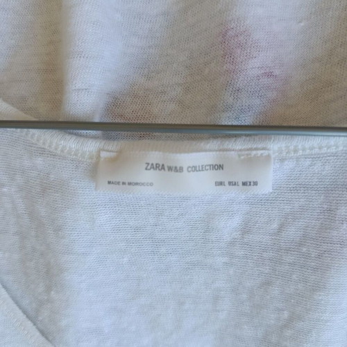 ZARA W&B Collection λευκή μπλούζα μέγεθος L σαν καινούργιο