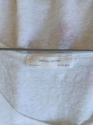 ZARA W&B Collection λευκή μπλούζα μέγεθος L σαν καινούργιο