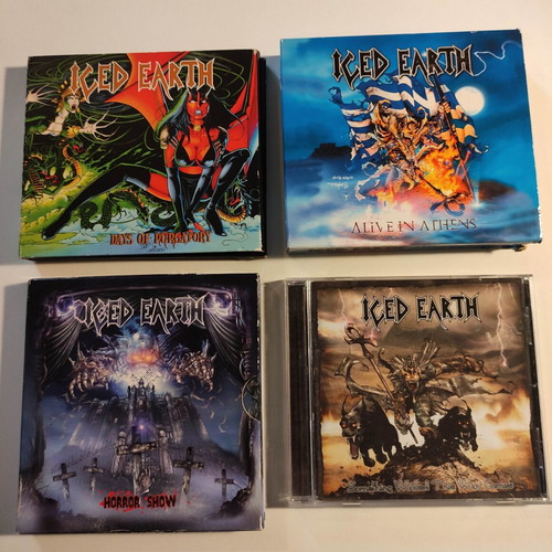 Iced Earth 4 CD set used metal albums