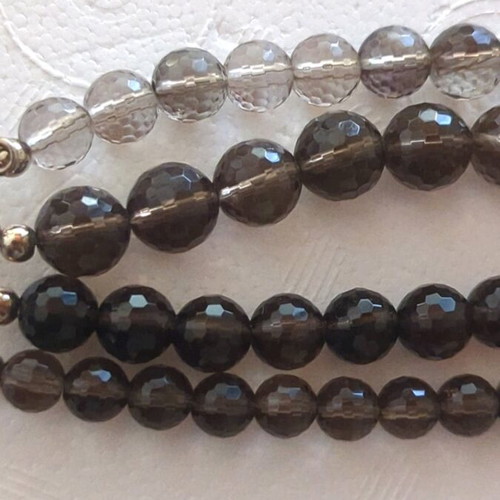Oxette bracelet new, gold-plated silver and smoky quartz