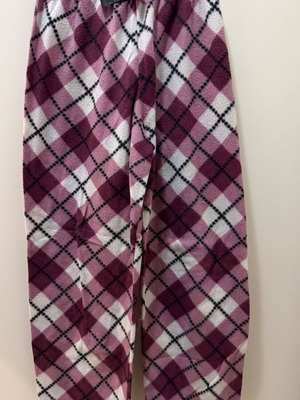 Pajama bottom used, slim fit, purple, size XXL