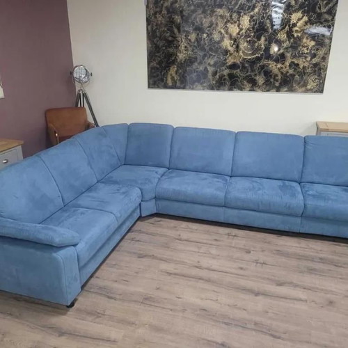 Blue fabric corner sofa with sleep function MM-ZE1059 new