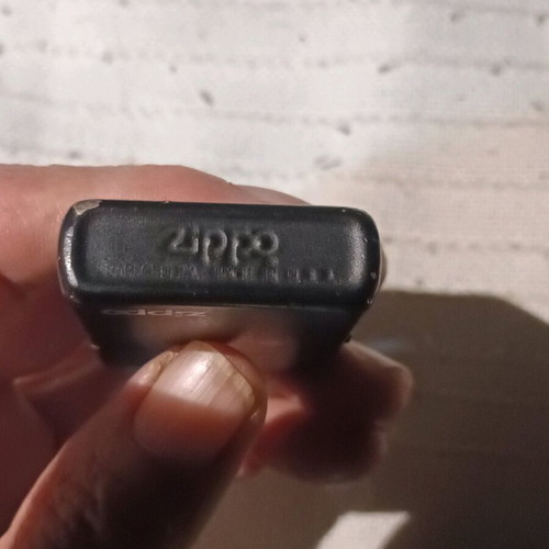 Zippo lighter A - VIII black matte like new with ZIPPO 448 logo