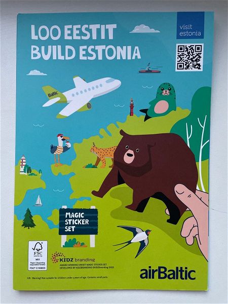  set aftokolliton Sticker set Build Estonia
