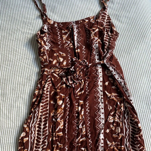 Brown dress size S new