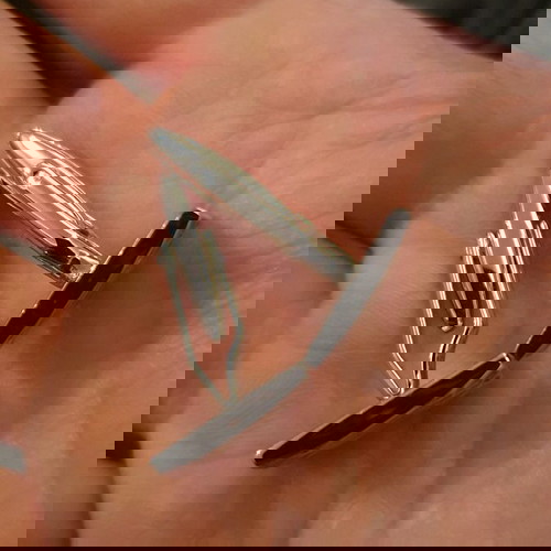 Μανικετόκουμπα Beneto Maretti vintage με ασημί χρώμα και σμάλτο, καινούργια