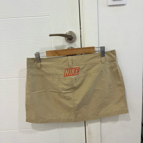 Nike Y2k Micro Mini Skirt used, beige, size 42