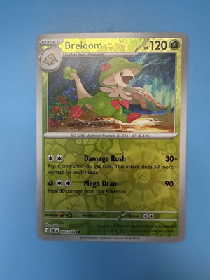 Breloom Pokemon Card new condition