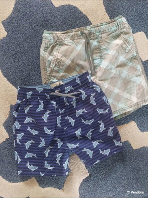 Boys' swim shorts size 104 cm like new, pack of 2