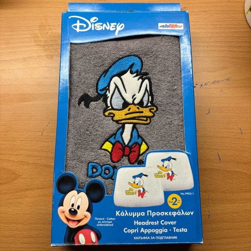 Disney car headrest covers set of 2 new