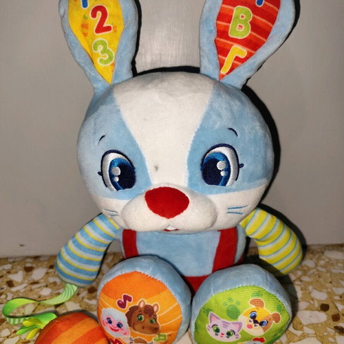 Lelos The Bunny Baby Clementoni Toy like new