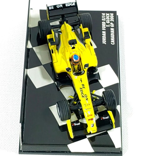 Jordan Ford EJ14 Timo Glock Canadian GP 2004 1:43 Minichamps new
