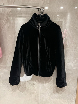 Μπουφάν βελούδο velvet puffer