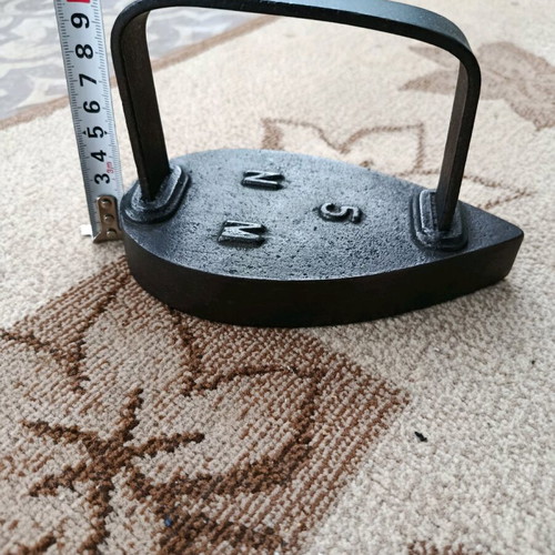 Old cast iron iron used