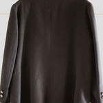 Black jacket with brooch used