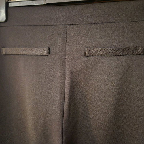 Elastic pants like new, black with side design size L