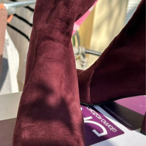 Gianna Kazakou ankle boots burgundy size 39 like new