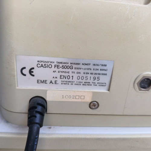 Casio FE-500 cash register used