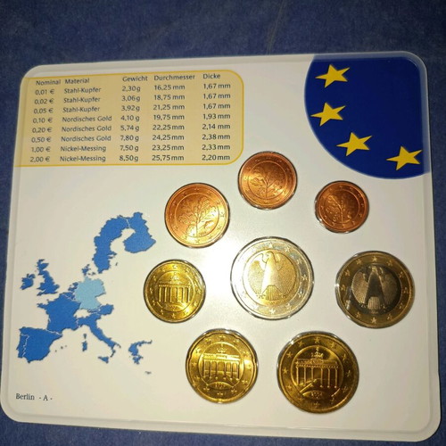Germany Official Euro Set 2004 A Berlin used