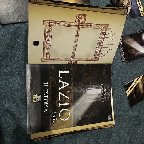 Crime Scene Game Lazio 1356 board game like new