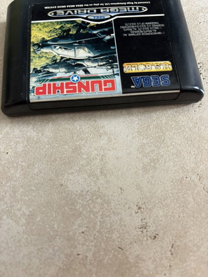 Gunship Sega Mega Drive game