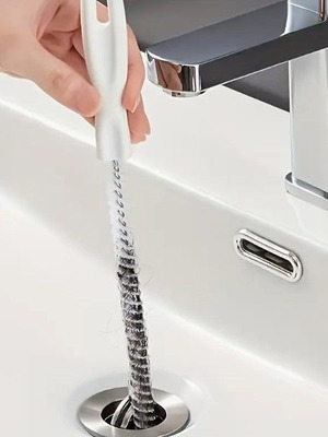Drain cleaning brush flexible new