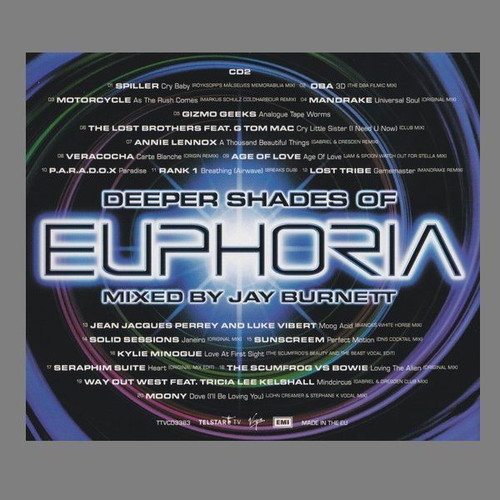 Deeper Shades Of Euphoria 2xCD album like new