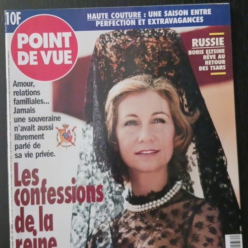 Point de Vue Royal Magazine January 1997, Sophie d'Espagne