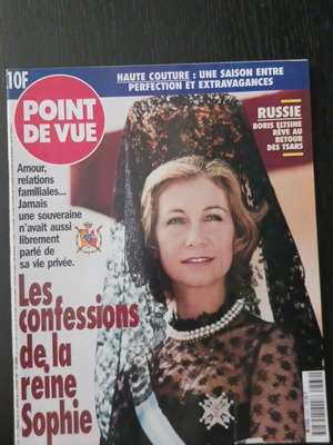 Point de Vue Royal Magazine January 1997, Sophie d'Espagne