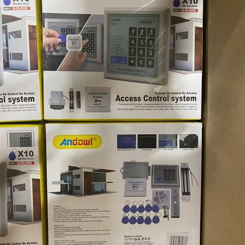 Andowl RFID Proximity Card Access Control System Kit with 180kg Electric Magnetic Lock new