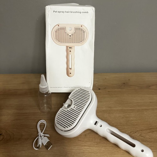 Magic Pet Hair Brush 3-in-1 Steam Massage New