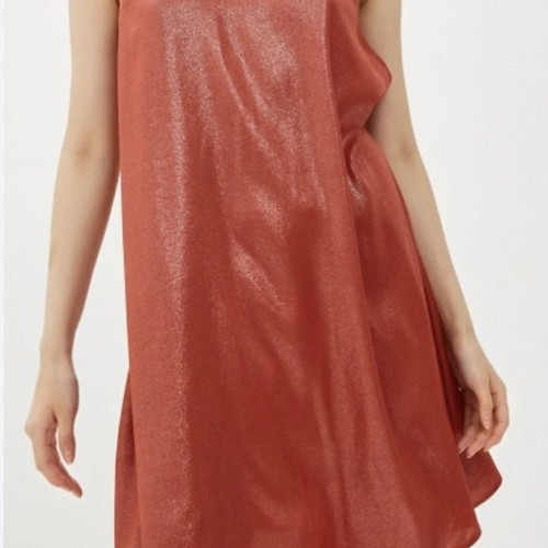 Max & Co dress iridescent terracotta like new