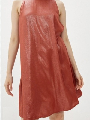 Max & Co dress iridescent terracotta like new