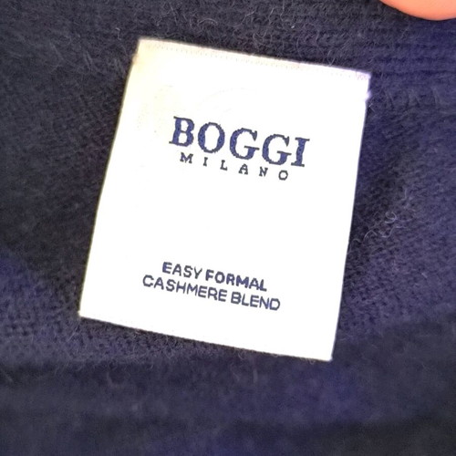 Wool vest size M used, dark blue