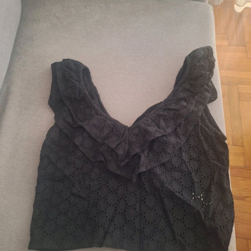 Black Kipour Compania Fantastica crop top like new, size S