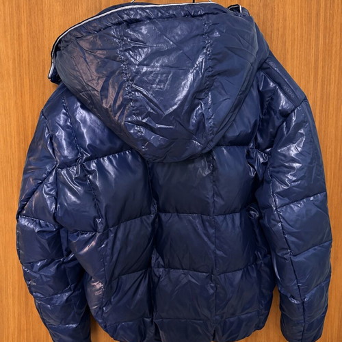 Geox Respira puffer jacket, navy blue, men's L