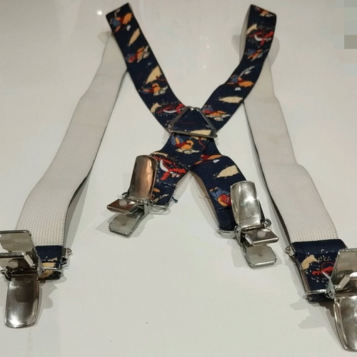 Winnie children's suspenders blue like new