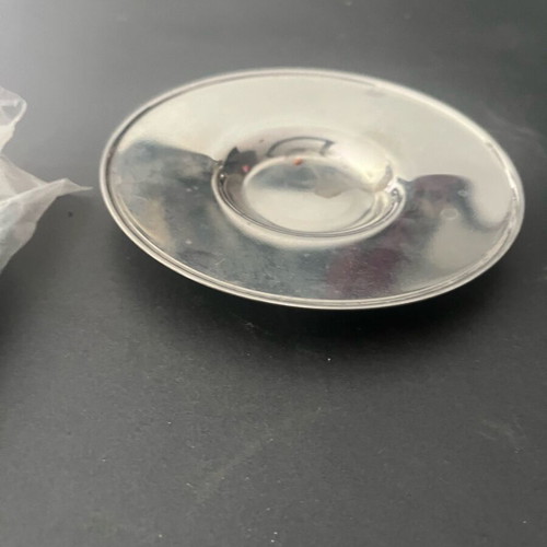 Small coffee plate inox like new