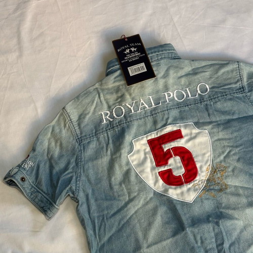 Polo Royal Team Jean Shirt Medium new