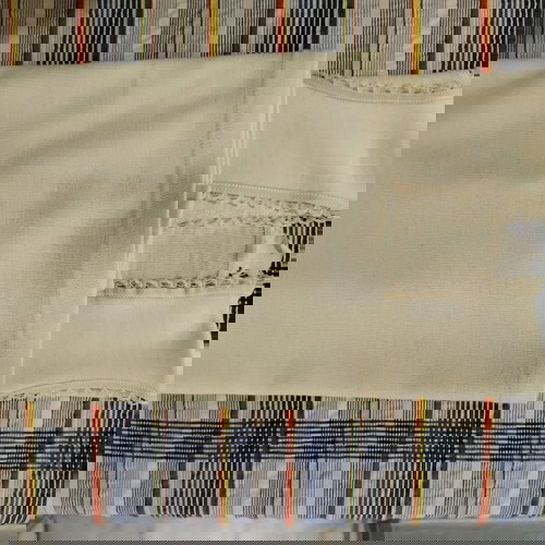 Γυναικείο ολομάλλο αμάνικο φανελάκι με δαντέλα XL-XXL μπεζ σαν καινούργιο