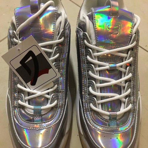Fila athletic shoes size 41.5 new, silver